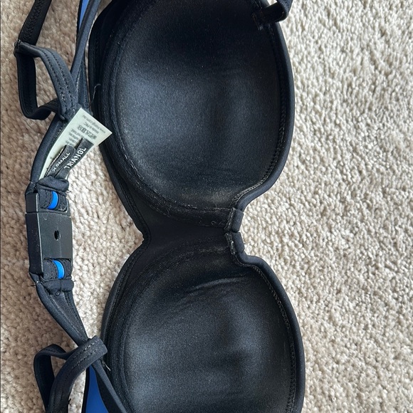 Triangl Swimwear Blue/Yellow/White Bikini XS Top, M Bottoms - Picture 6 of 13